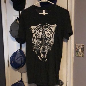 American Apparel Tiger Shirt Soft Dark Grey Small